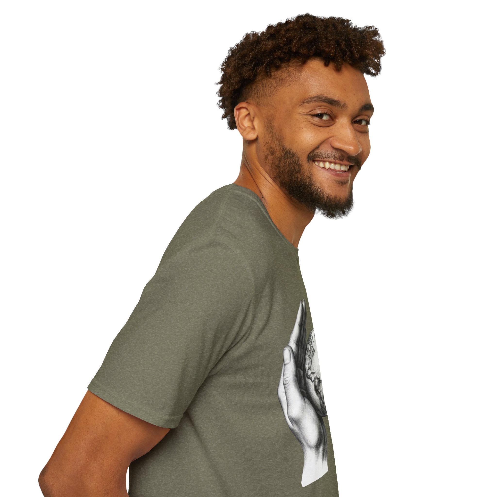 Earth in Your Hands T-Shirt — Protect the Planet Graphic Tee
