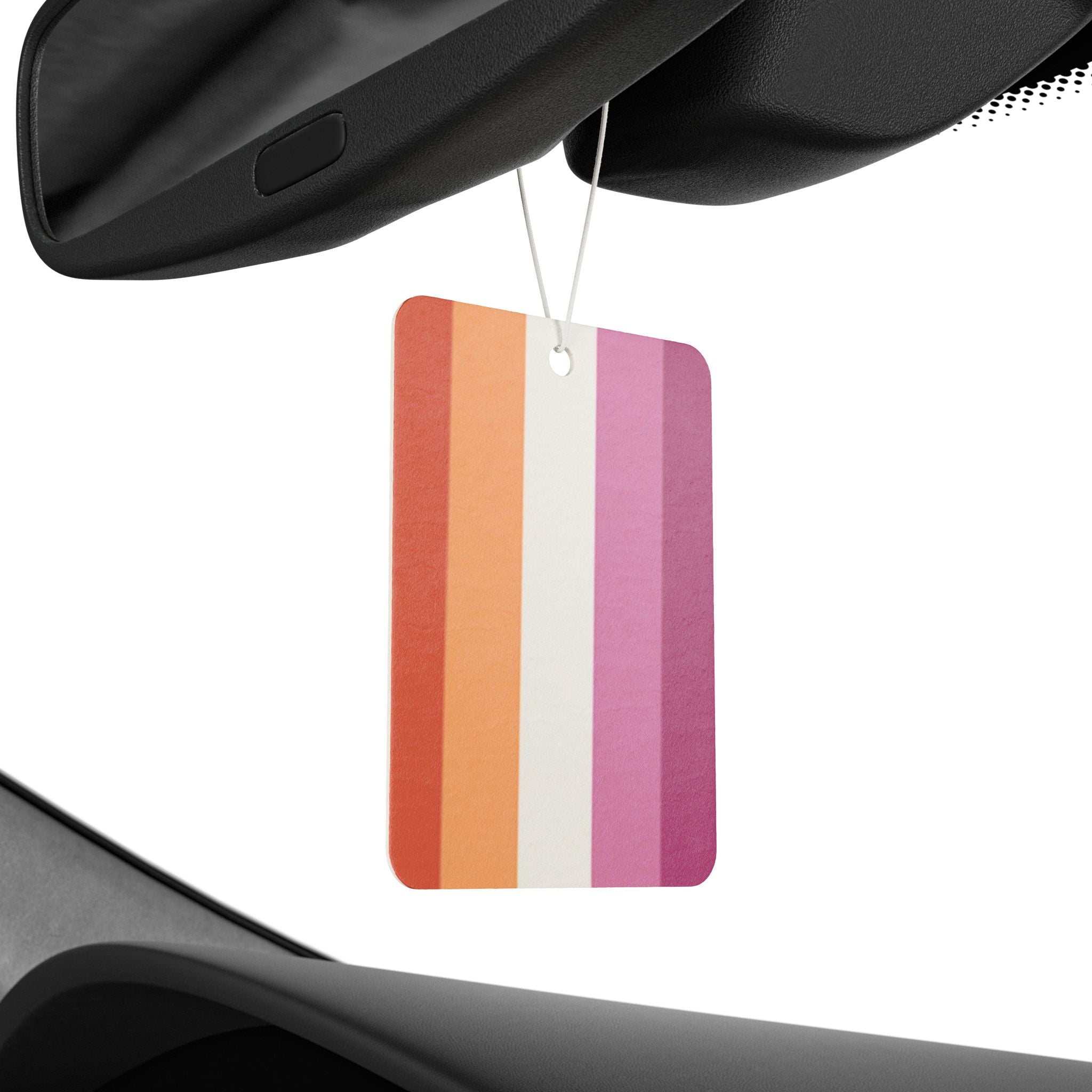 Lesbian Pride Car Air Freshener - Eclectic and Aromatic