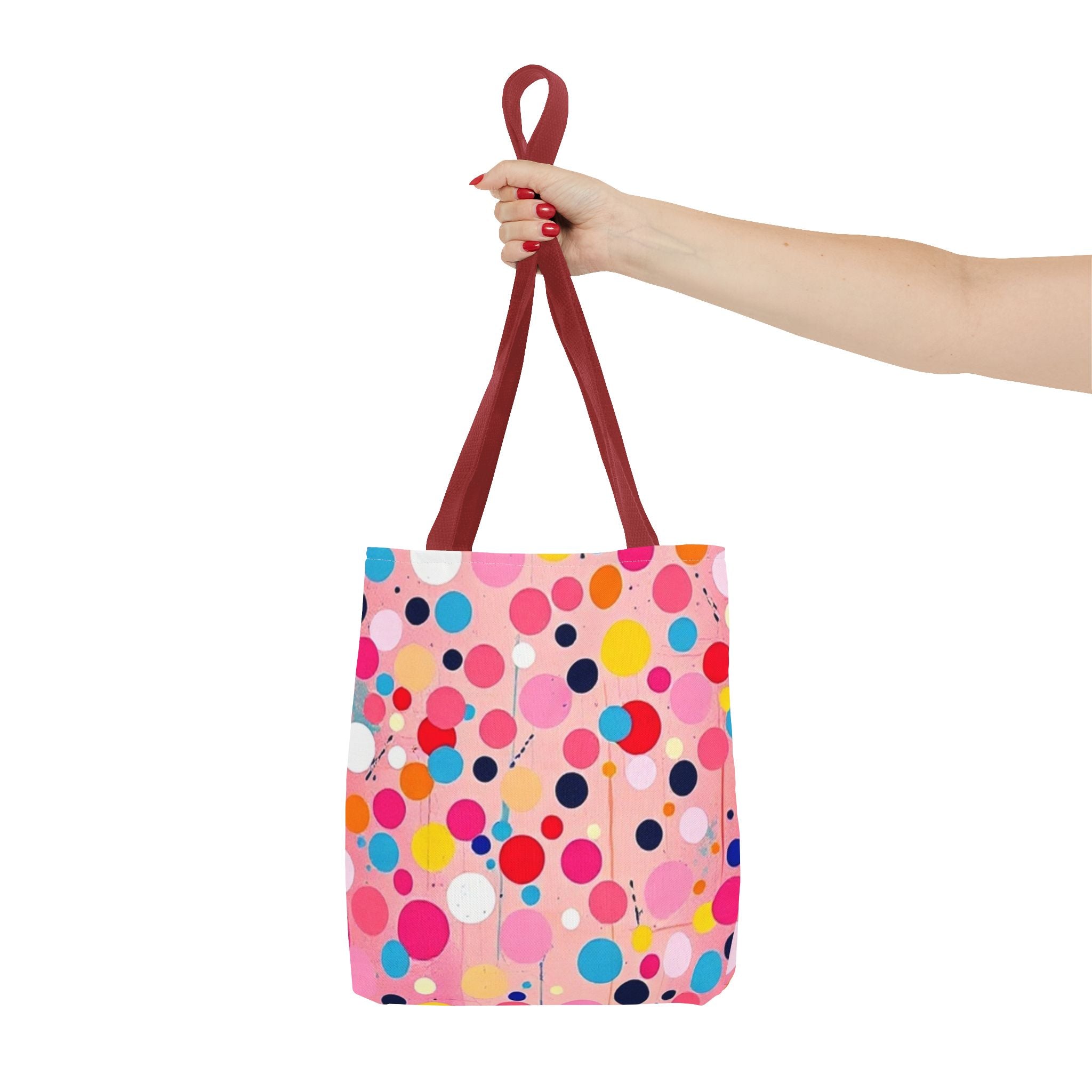Dots and Drips over Pink Design - Tote Bag
