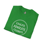 Unisex Incognito Pride T-Shirt - Educate. Advocate. Celebrate.