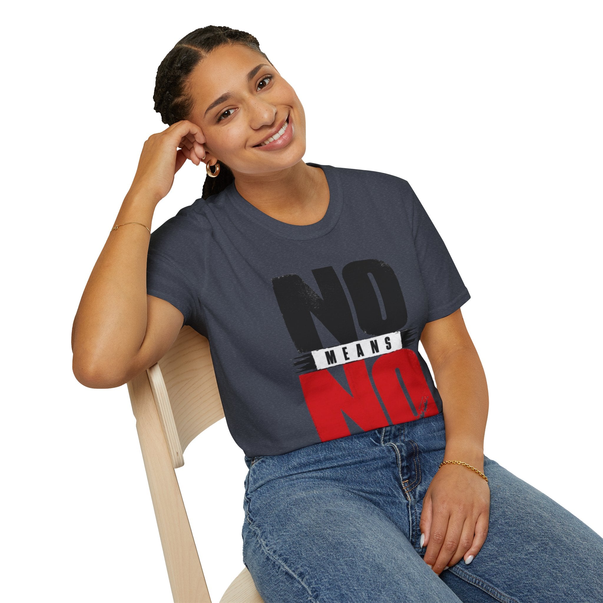 NO Means NO T-Shirt — Consent Awareness Graphic Tee
