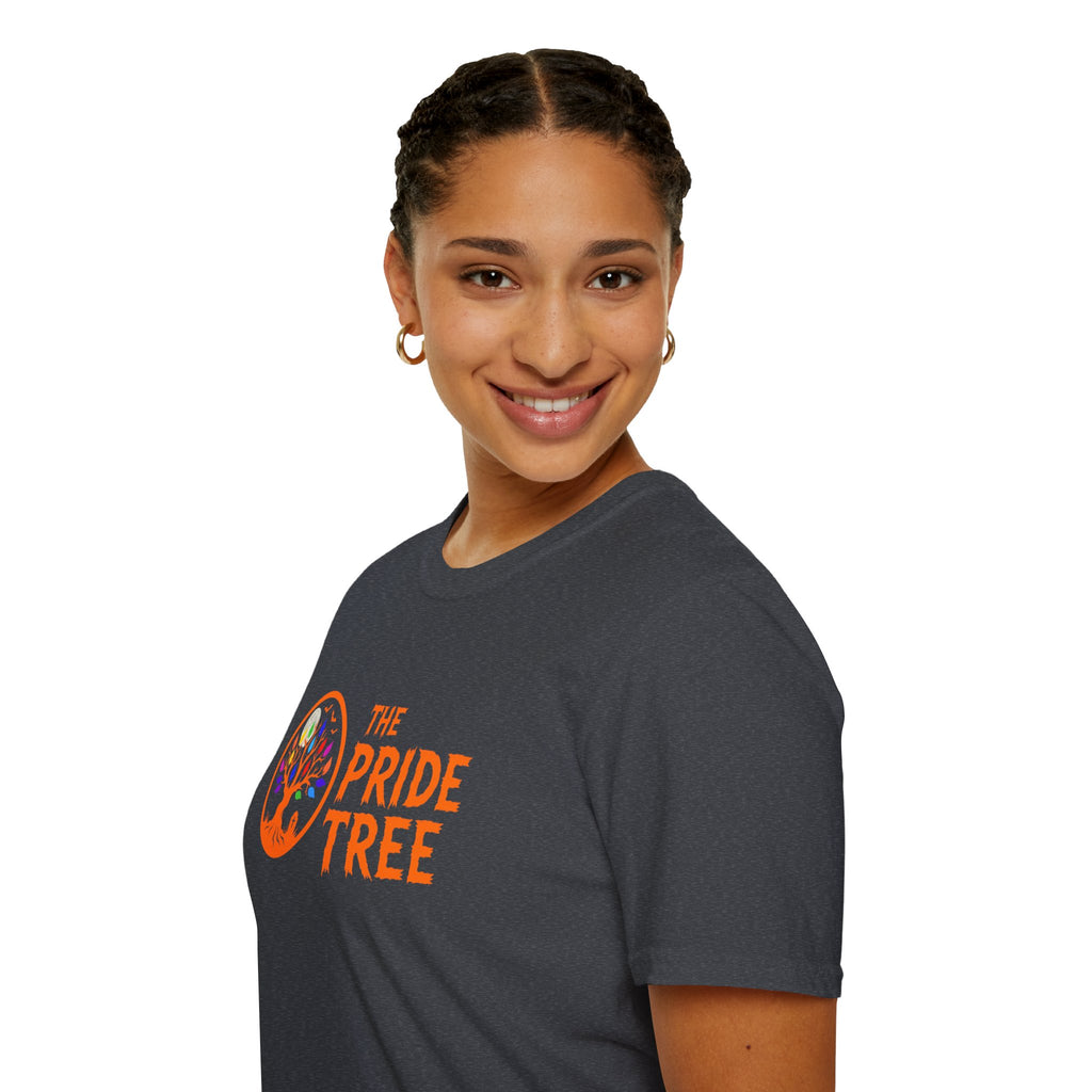 Orange Halloween Logo Pride Tree T-Shirt
