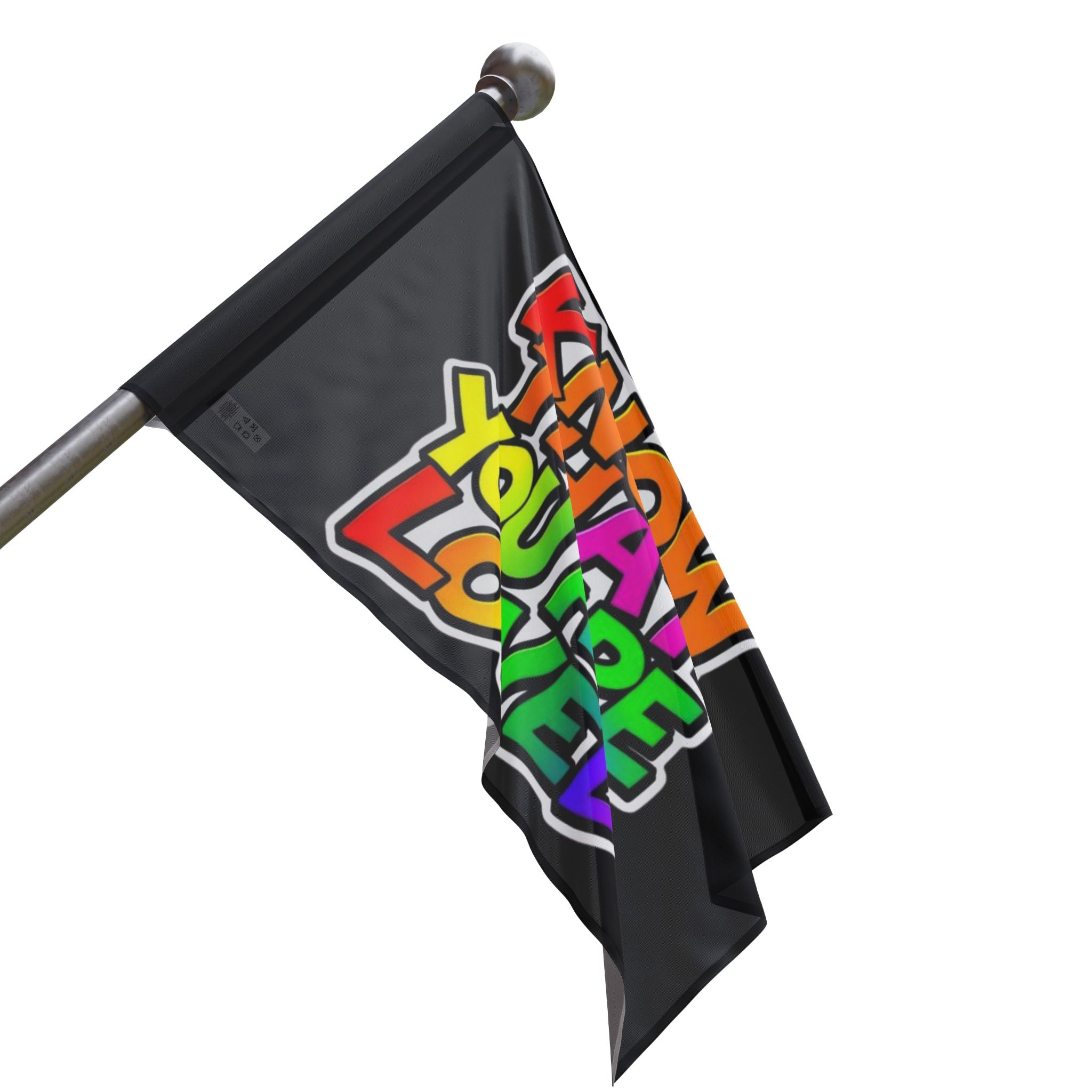 Know That You Are Loved Rainbow Colors - Aesthetic LGBTQ+ Banner for Celebration & Home Decor
