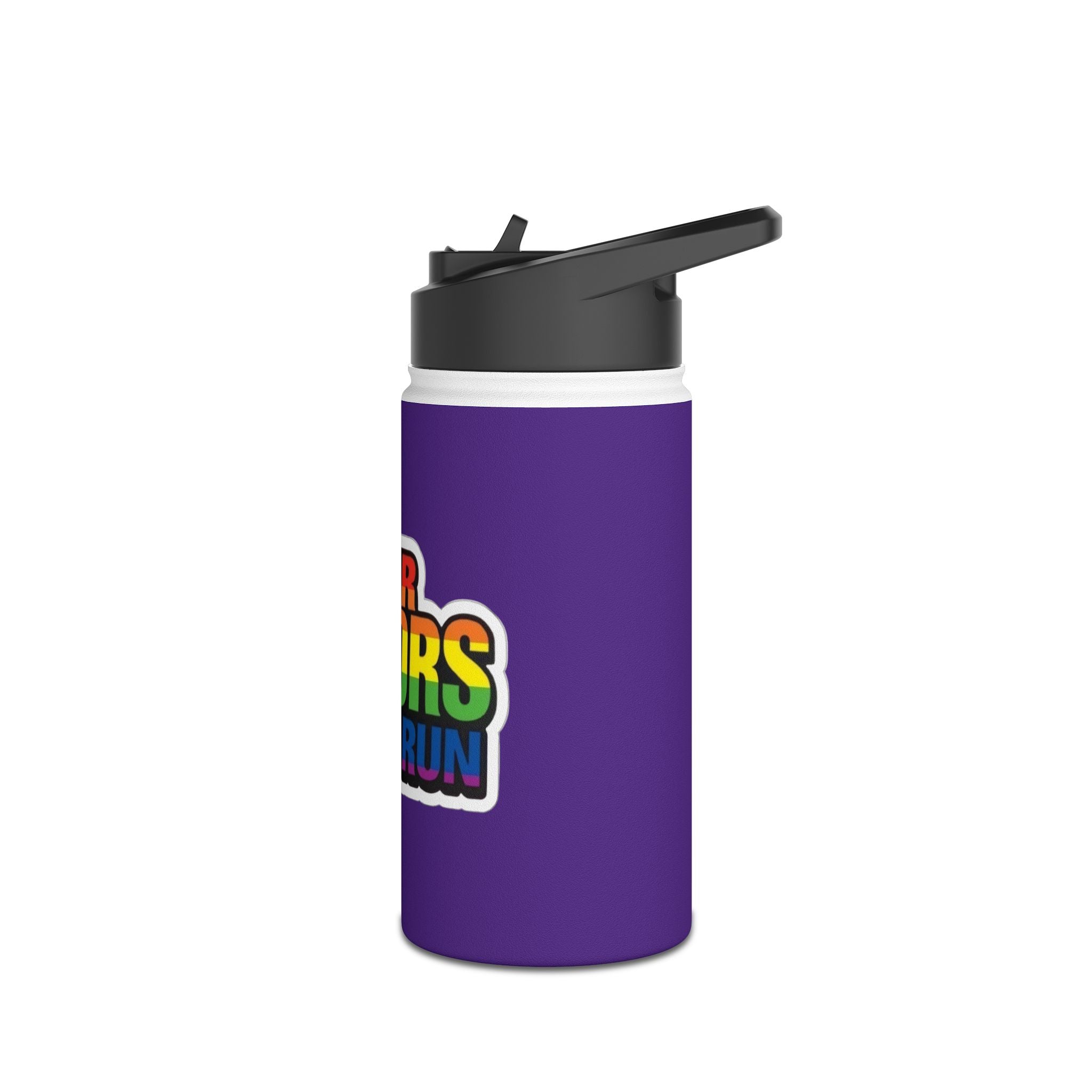 Teaching While Queer Stainless Steel Water Bottle - Perfect for Educators and Allies