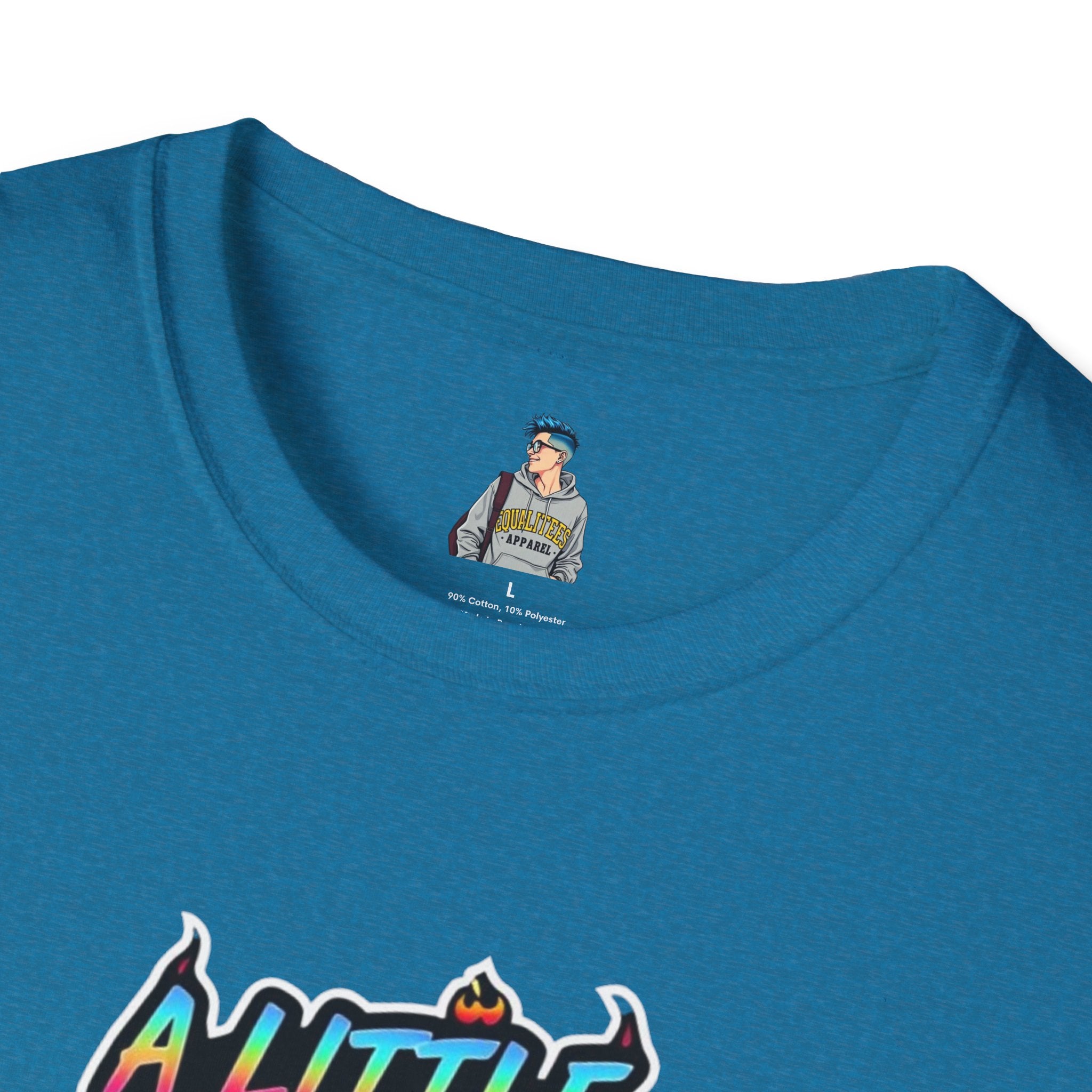 A Little Bit Neurospicy Unisex Softstyle T-Shirt - Fun & Quirky Graphic Tee for Neurodivergent Awareness