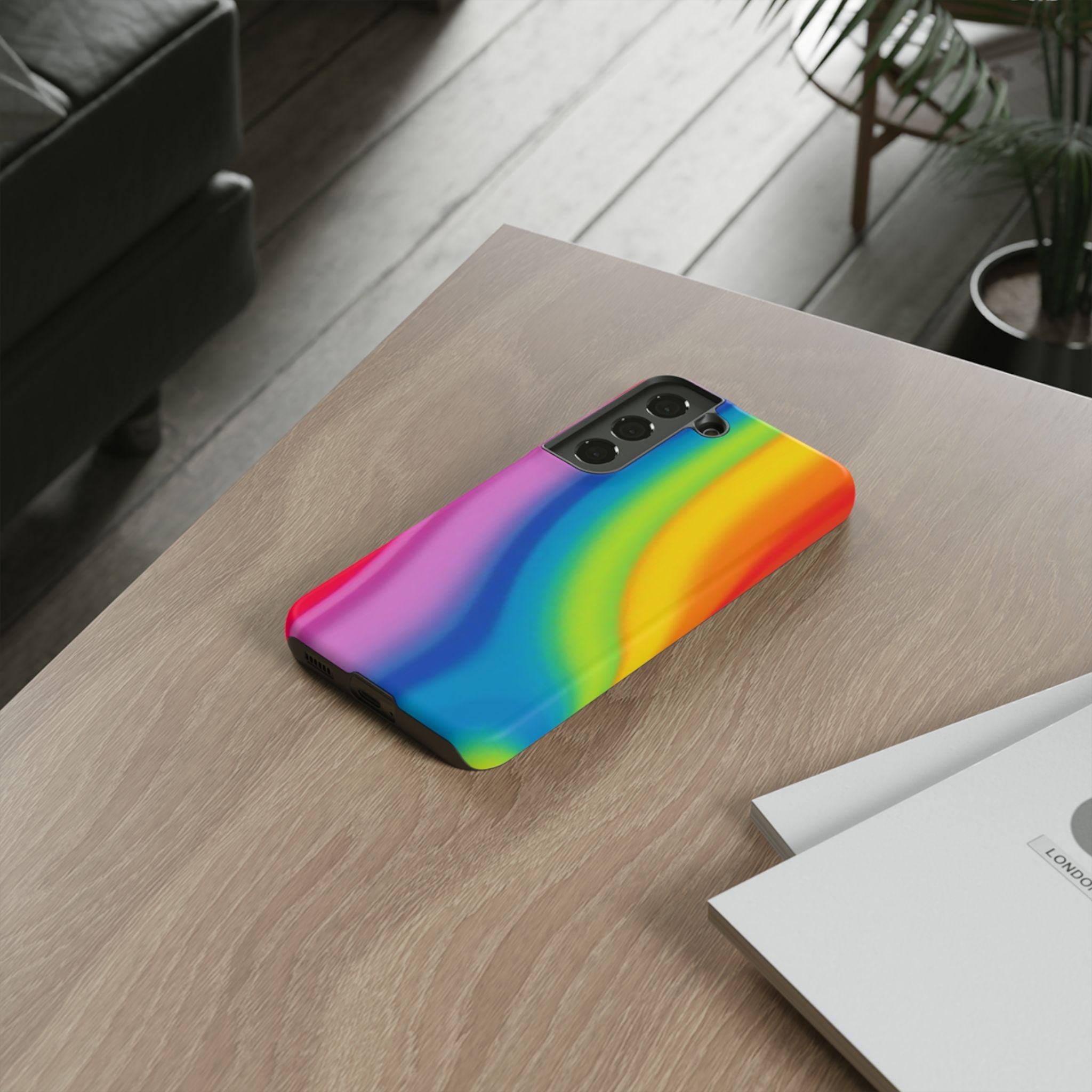Rainbow Swirl Tough Case for Android