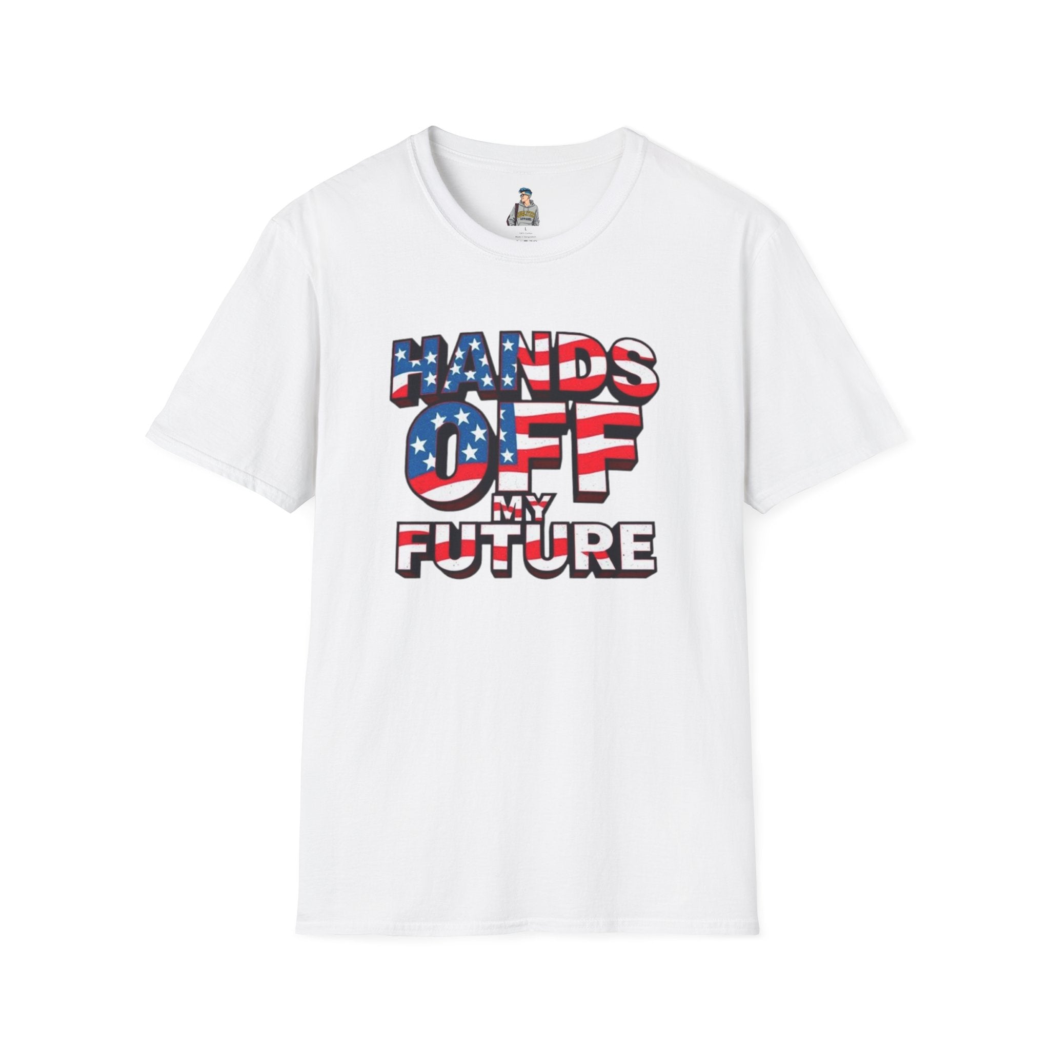 Hands Off My Future Political Statement Tee