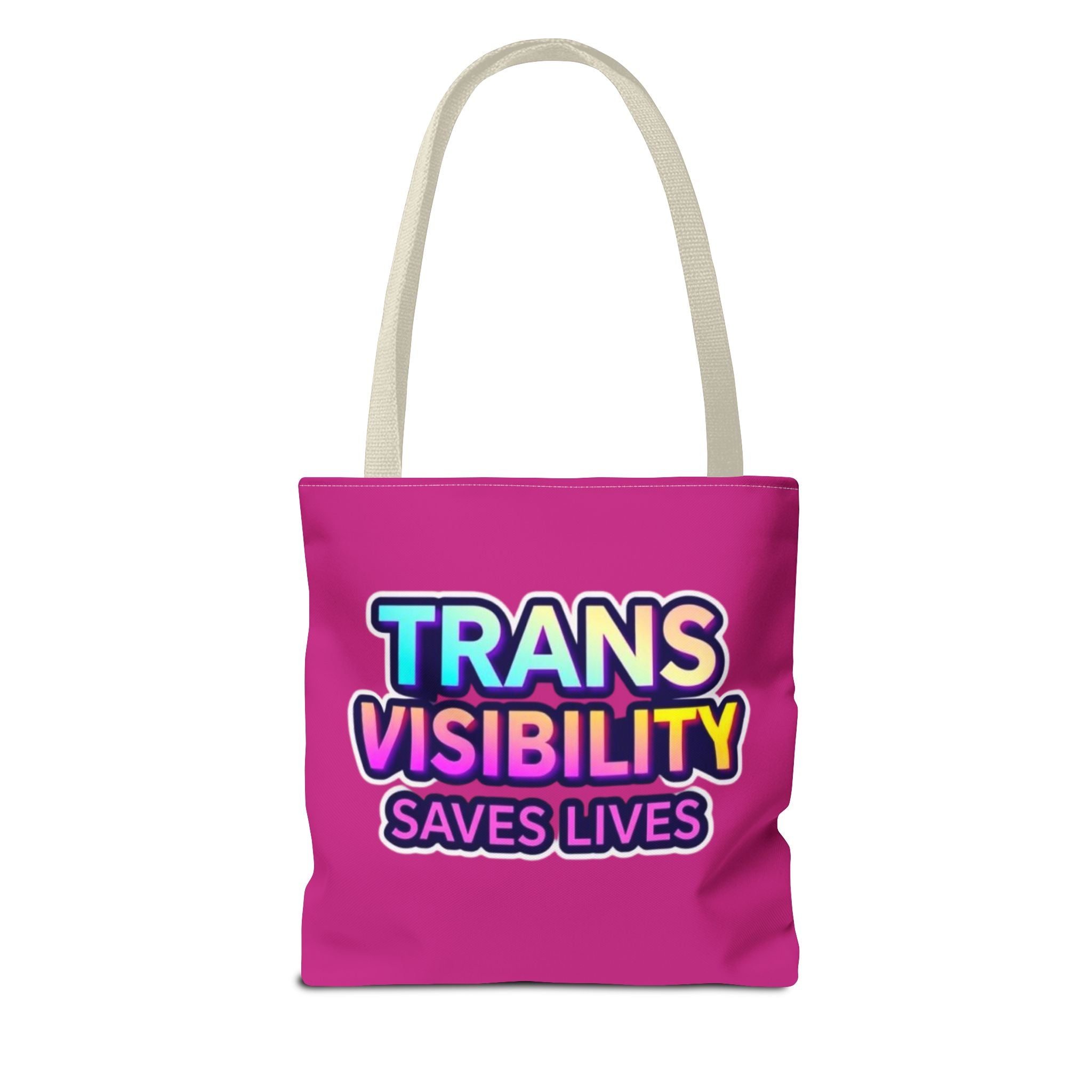 Trans Visibility Saves Lives Tote Bag