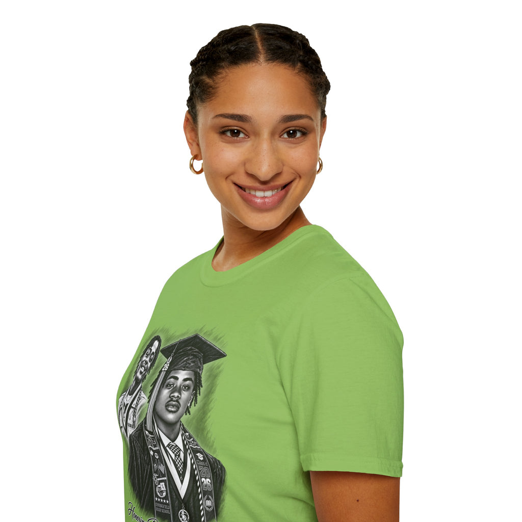 Double Portrait Front - In Memory of Pierre Damas Bel T-Shirt