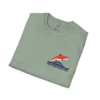 Jumping Salmon Native Pride Softstyle Unisex T-shirt