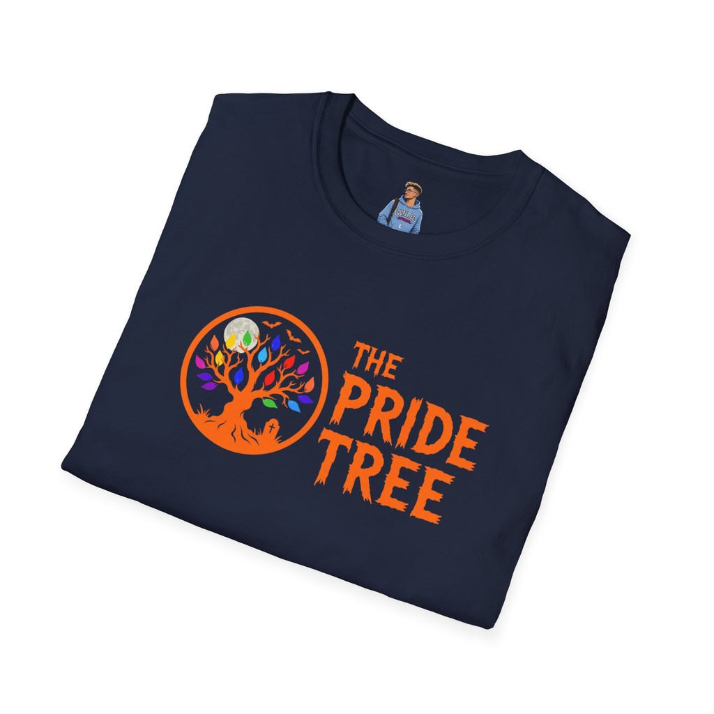 Orange Halloween Logo Pride Tree T-Shirt
