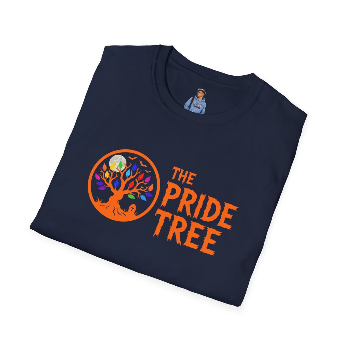Orange Halloween Logo Pride Tree T-Shirt