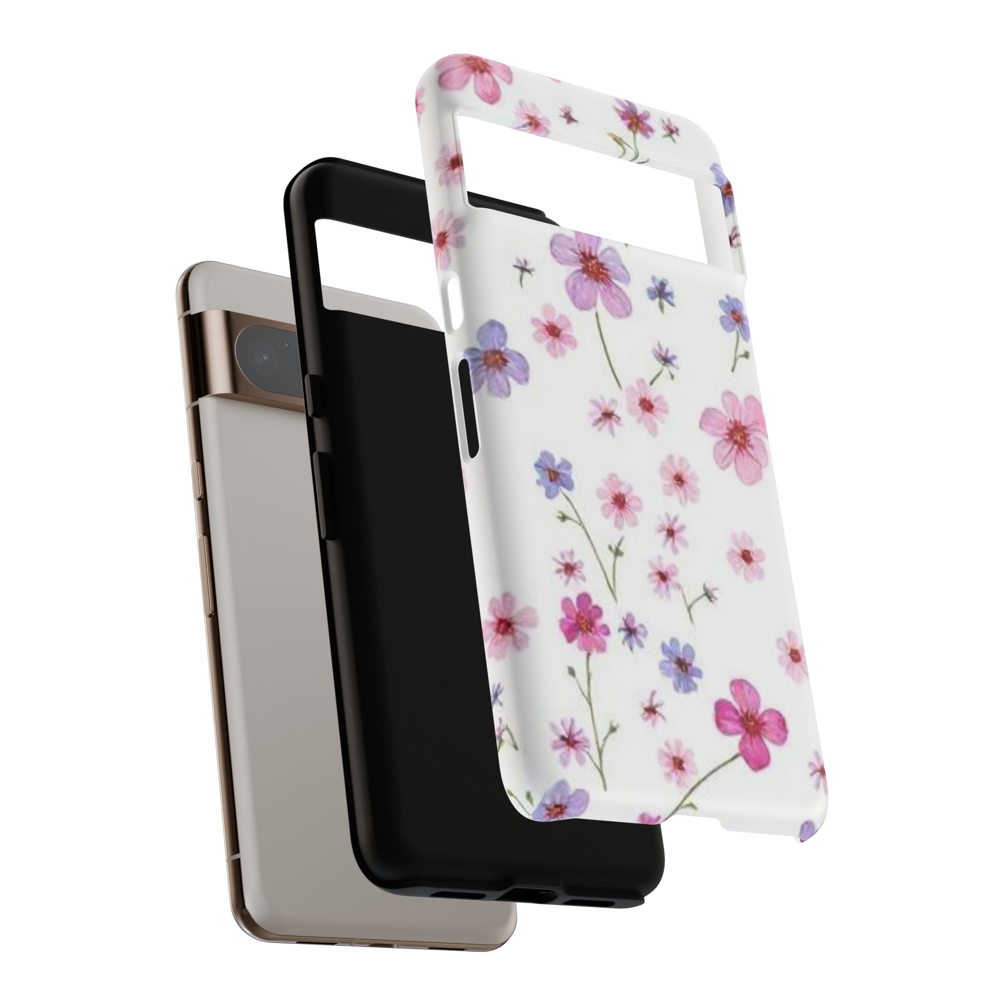 Pink Wildflower Tough Case for Android