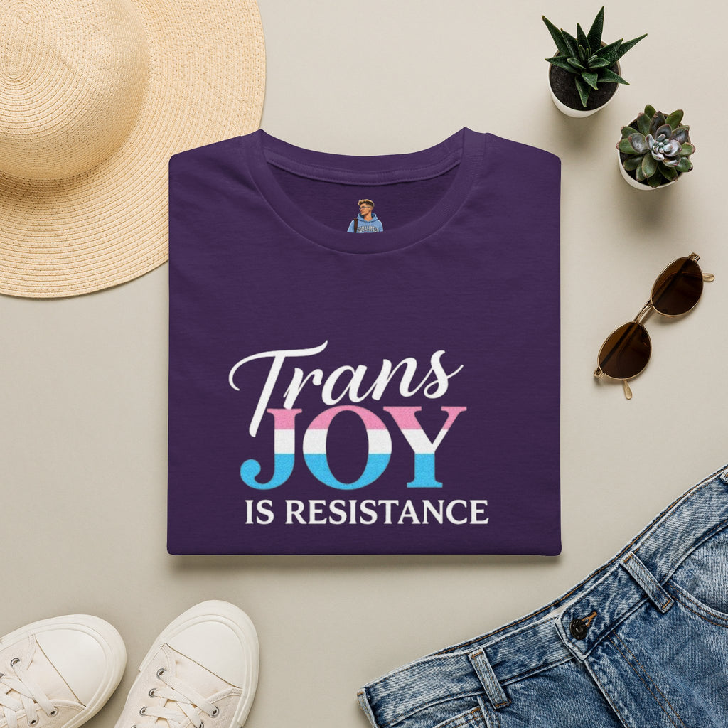 Trans Joy is Resistance Unisex T-Shirt - Celebrate Love and Empowerment