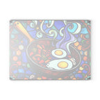 Vibrant Stained Glass Cooking Cutting Board - Perfect for Home Chefs & Food Lovers