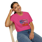 Patriotic Statement T-Shirt - Democracy Trumps the Felon