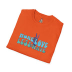 More Love Less Hate Unisex Softstyle T-Shirt