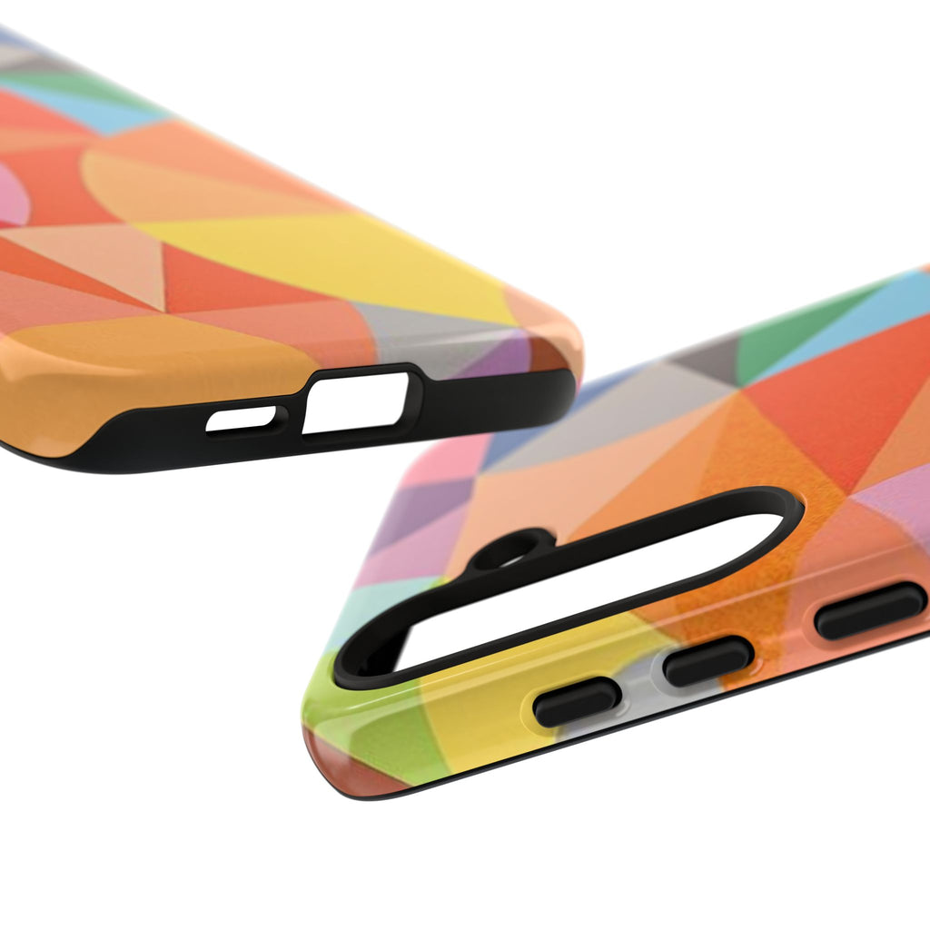 Colorful Geometric Tough Case for Android