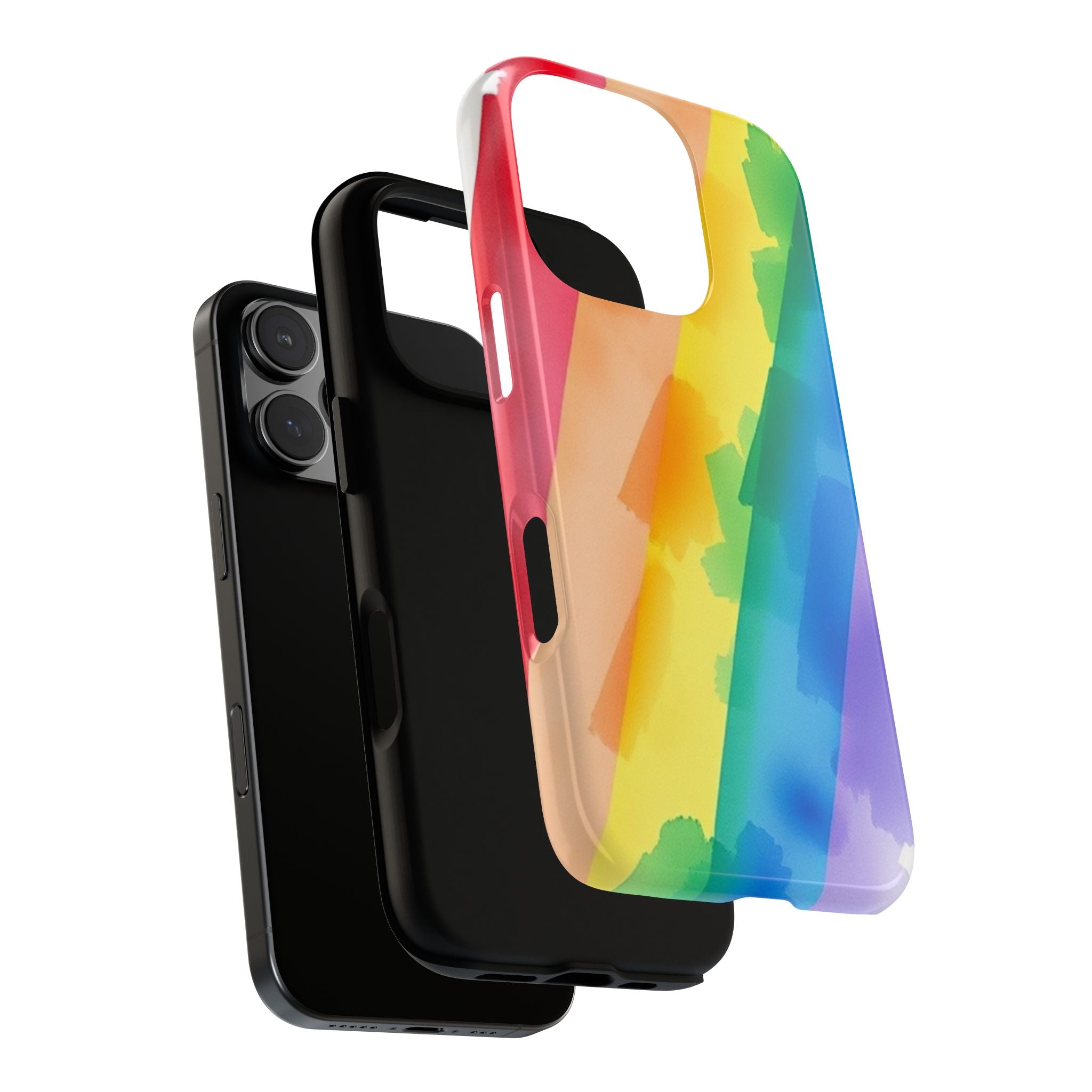 Rainbow Watercolor Art Tough Cases For Android & iPhone