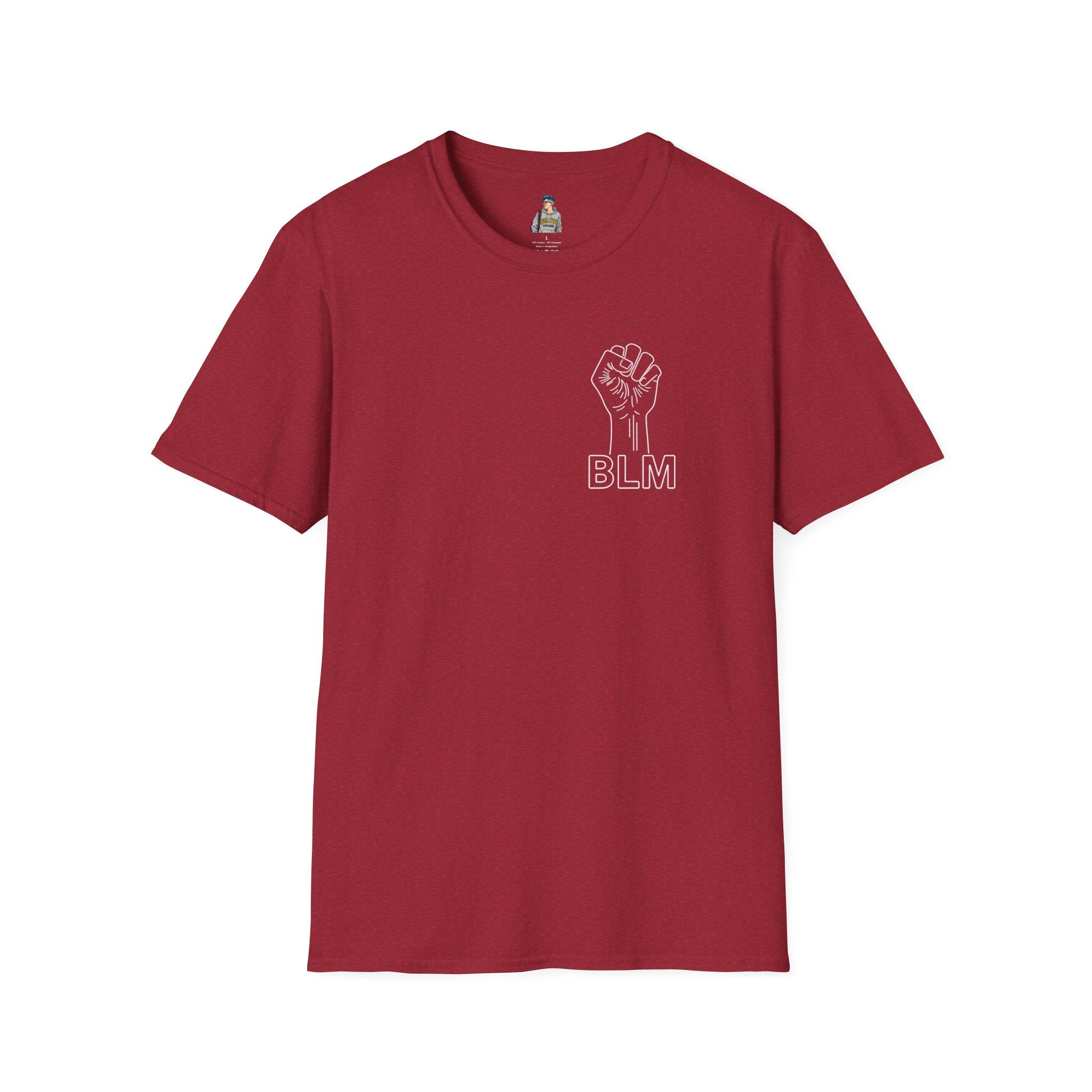 BLM Unisex Softstyle T-Shirt - Celebrate Equality and Justice