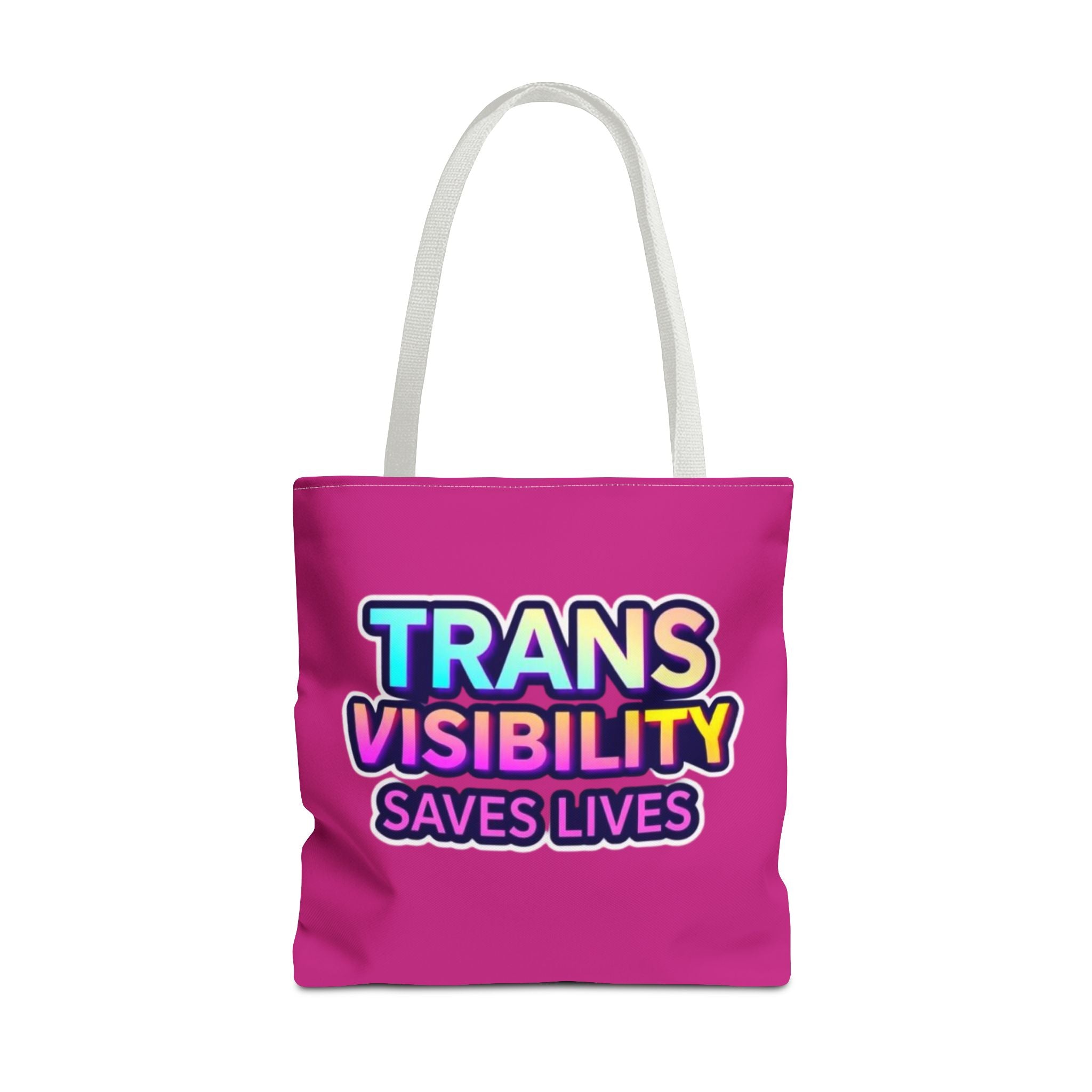Trans Visibility Saves Lives Tote Bag