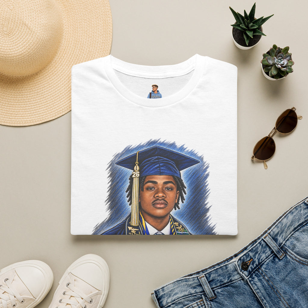 Portrait Front and Back - In Memory of Pierre Damas Bel T-Shirt