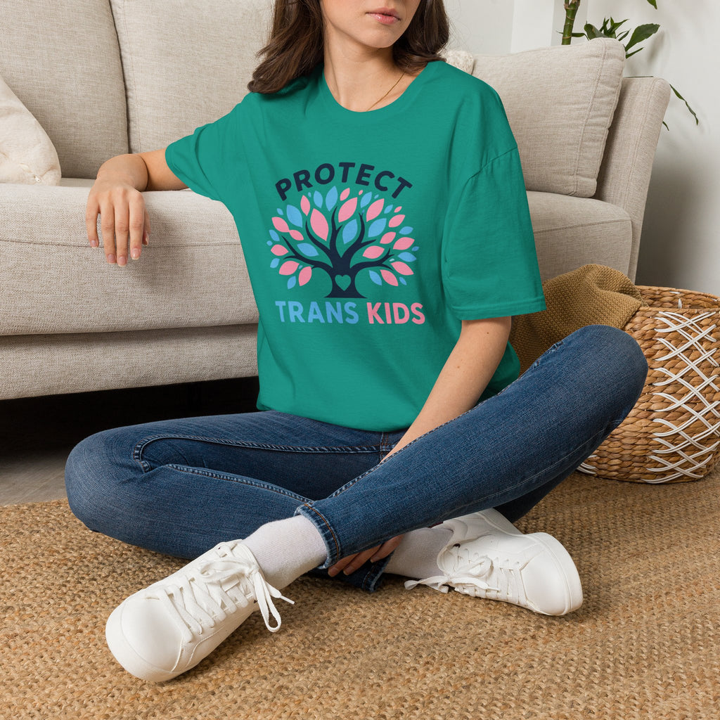 Protect Trans Kids Pride Tree Las Vegas T-Shirt