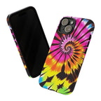 Tie-Dye Spiral Phone Case for iPhone