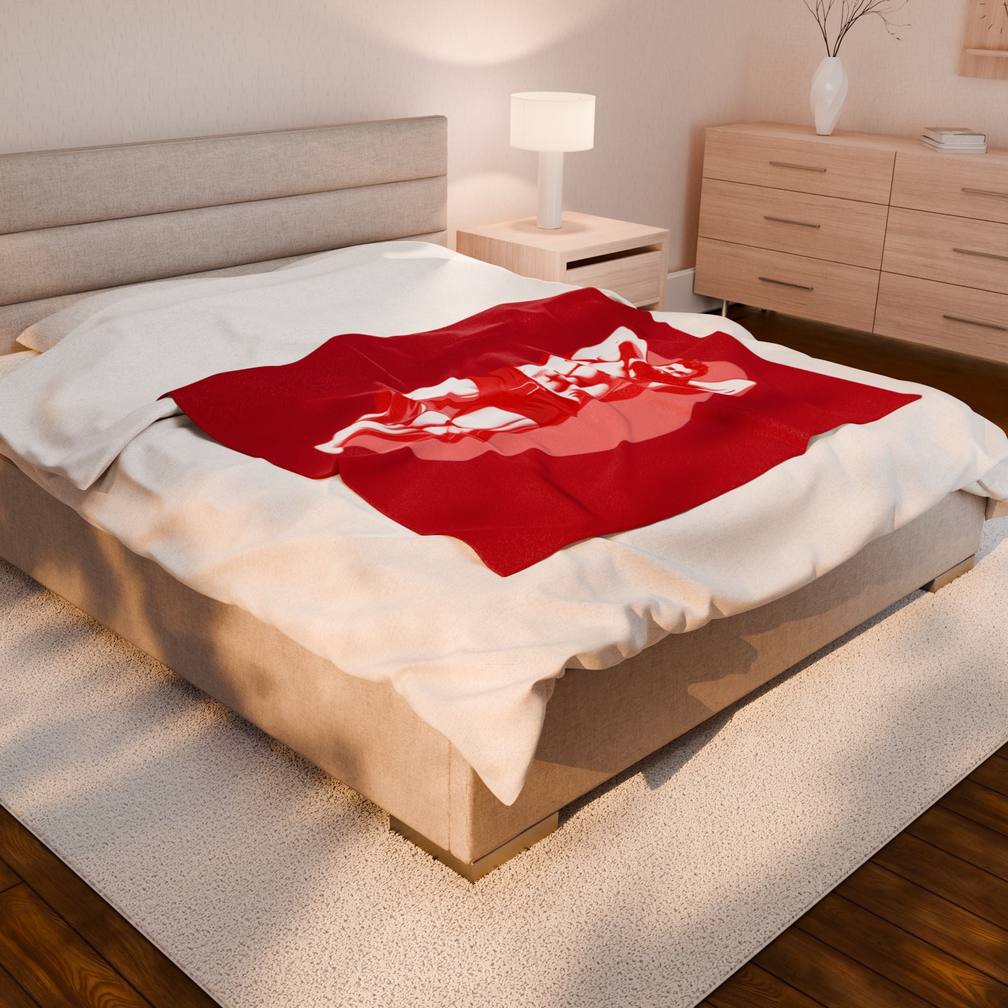 Cuddle Bear Velveteen Plush Blanket – For Comfort and Warmth