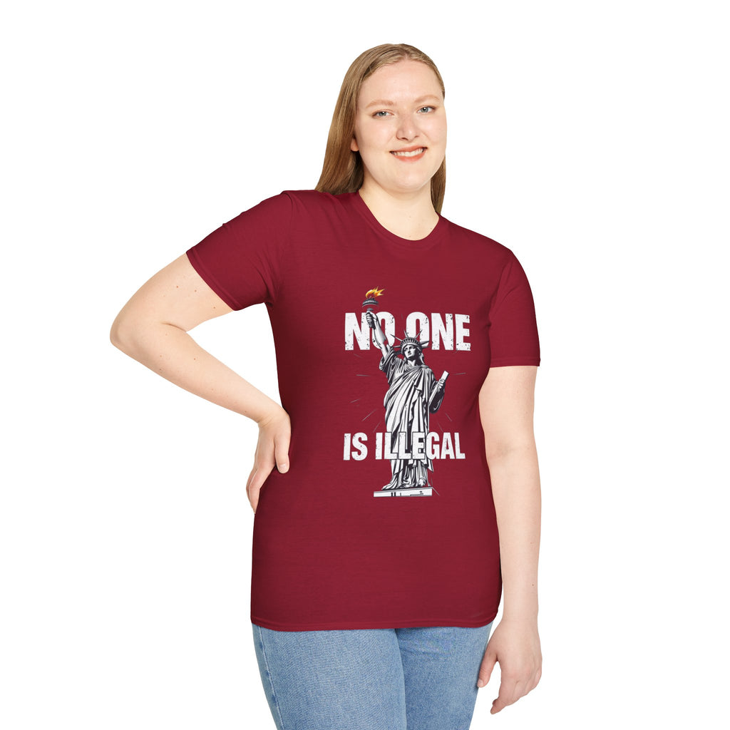 No One Is Illegal Graphic T-shirt