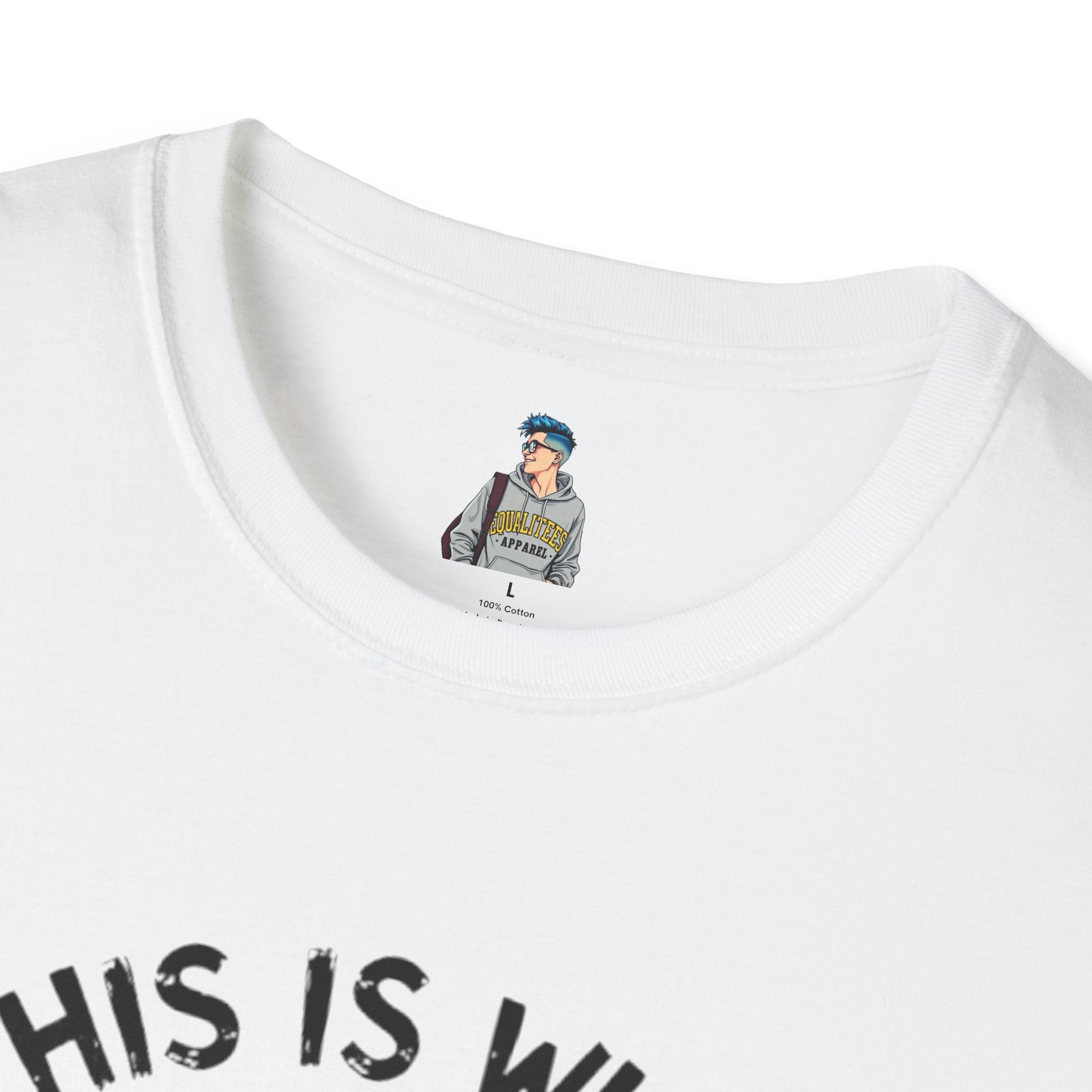 This Is What Not Giving a Shit What You Think Looks Like Sunglasses Pride Tee