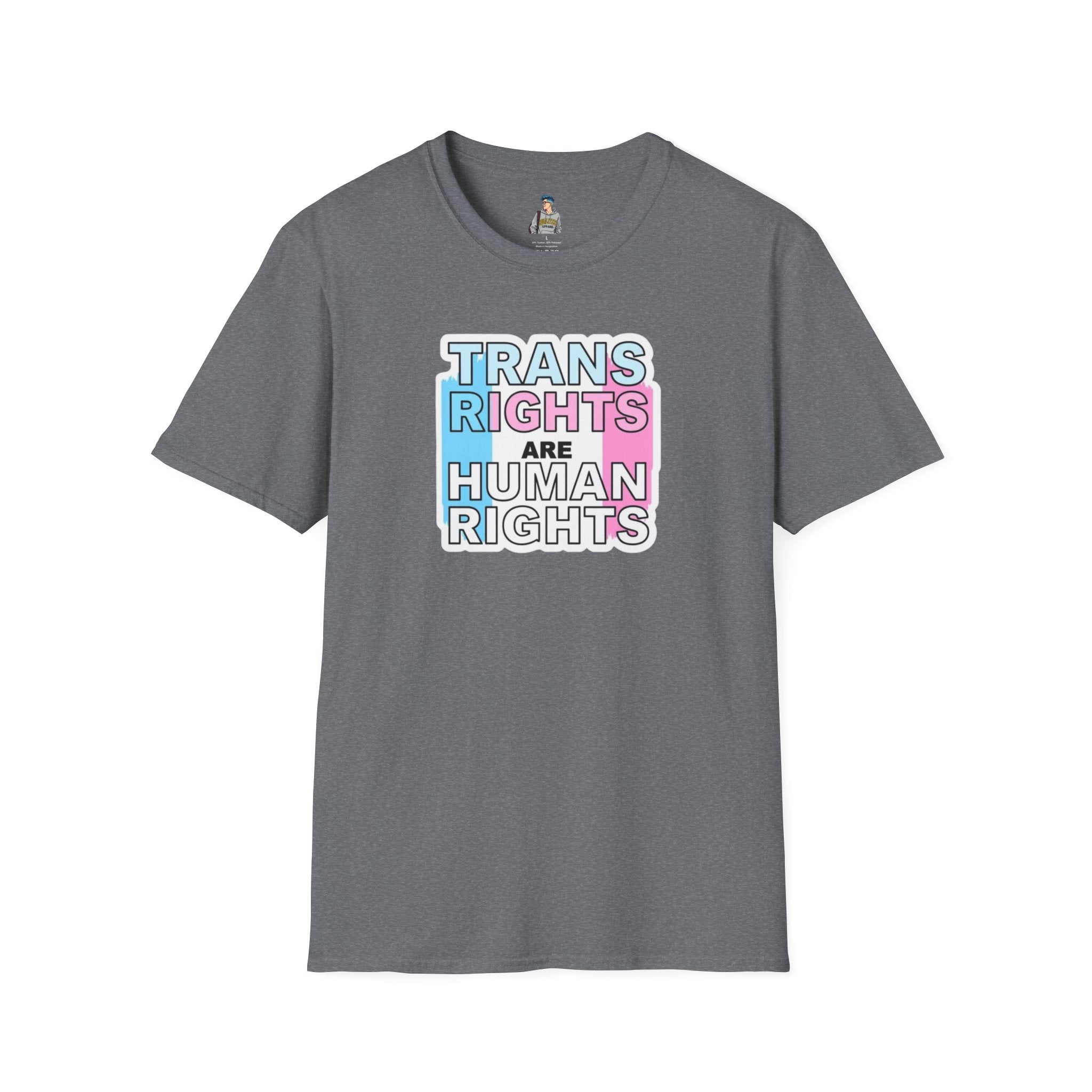 Trans Rights Unisex Softstyle T-Shirt - Support Equality & Trans Rights