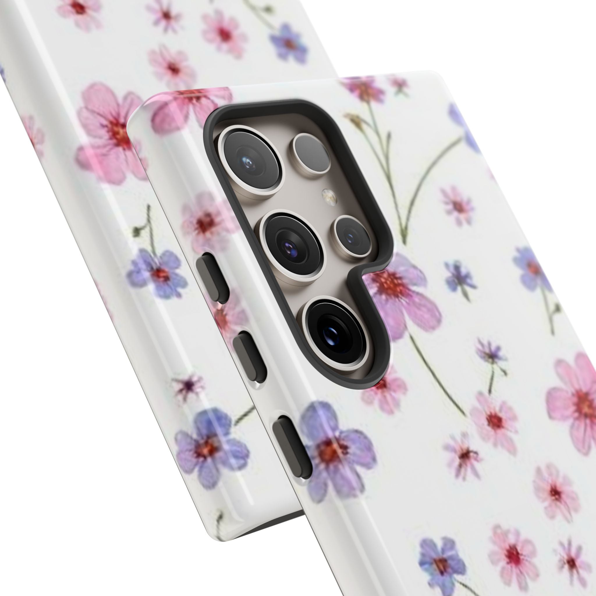 Pink Wildflower Tough Case for Android