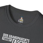 Patriotic Anti-Fascism T-Shirt - Voting for a Traitor Makes You One - Unisex Softstyle T-shirt