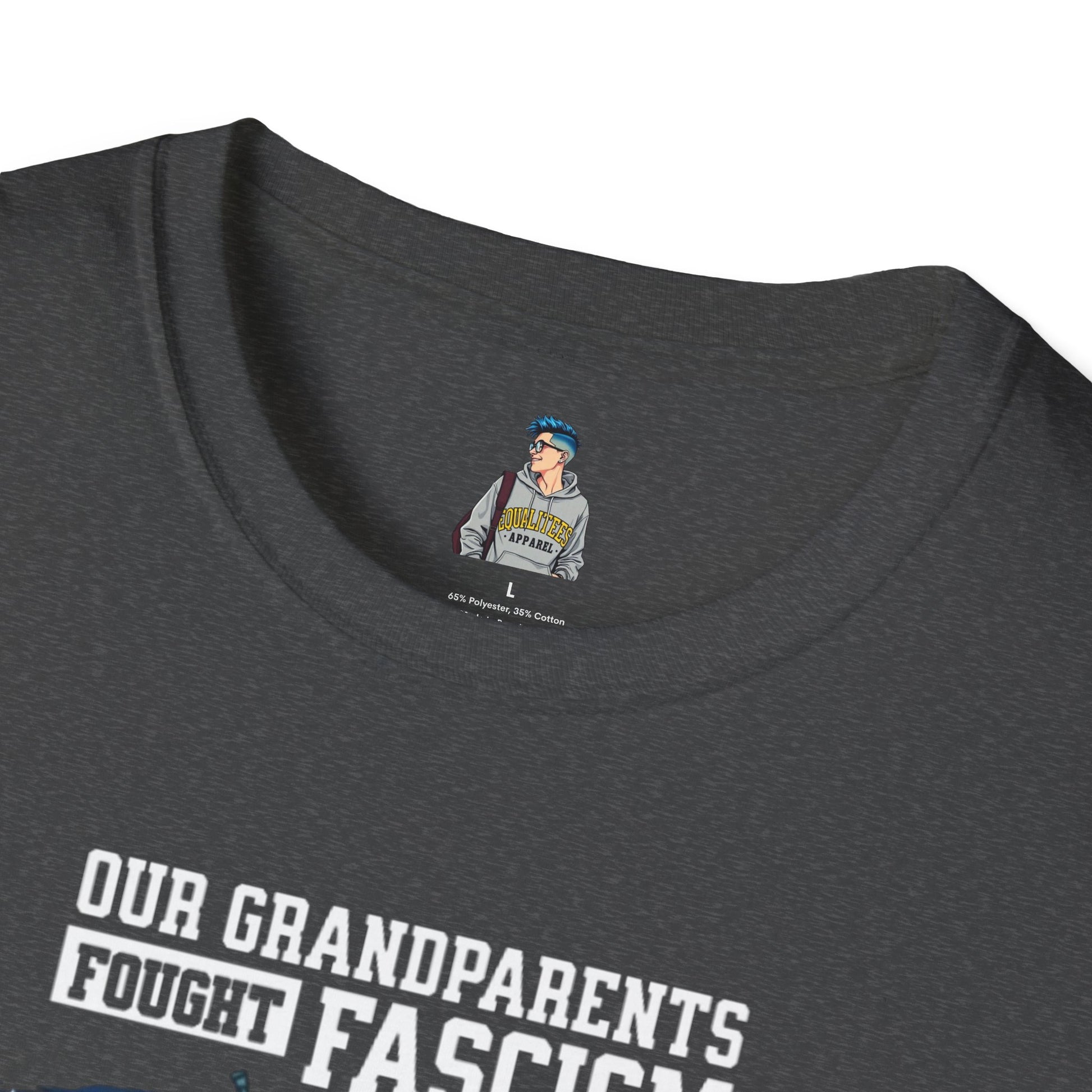 Patriotic Anti-Fascism T-Shirt - Voting for a Traitor Makes You One - Unisex Softstyle T-shirt