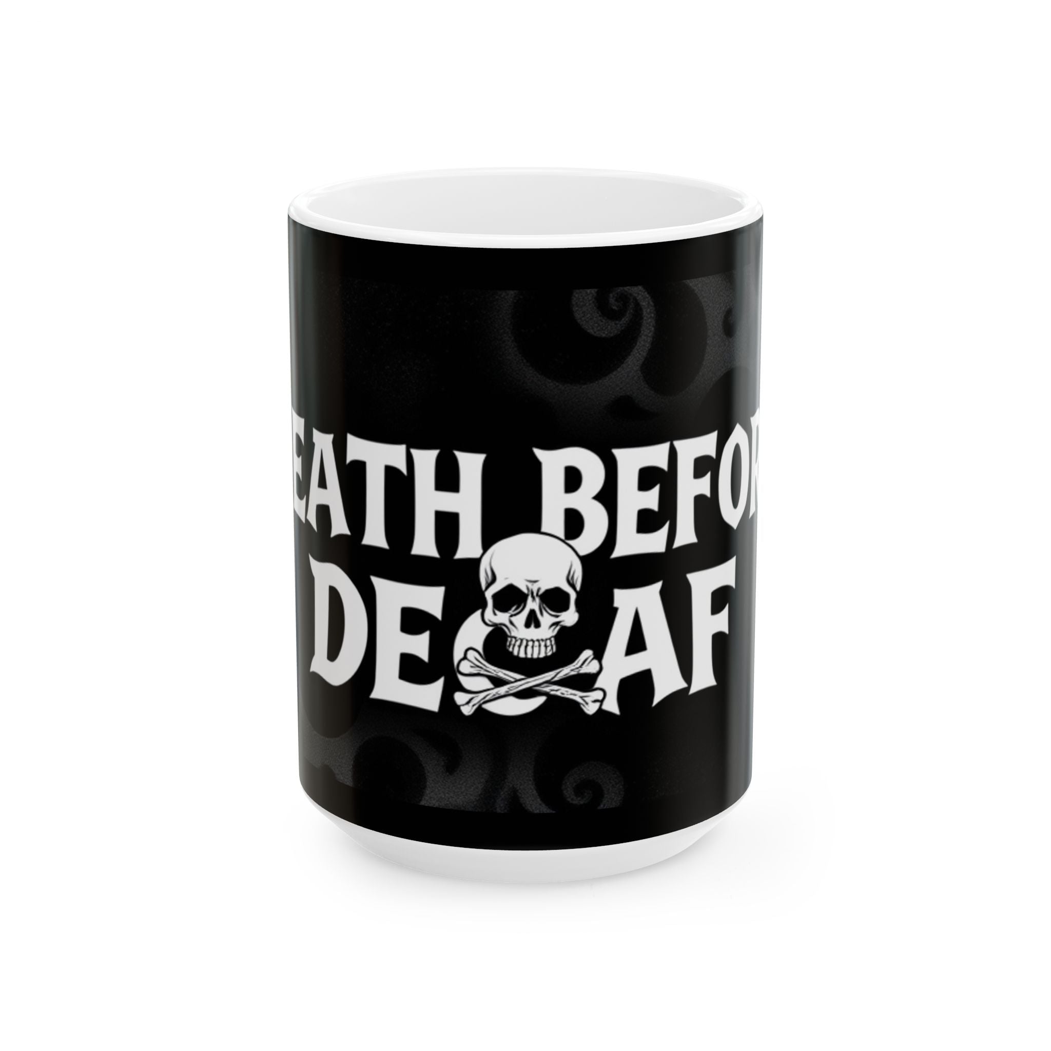 Death Before Decaf - Ceramic Mug - Perfect Gift for Coffee Lovers