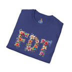 FDT Bold Floral Typography T-Shirt