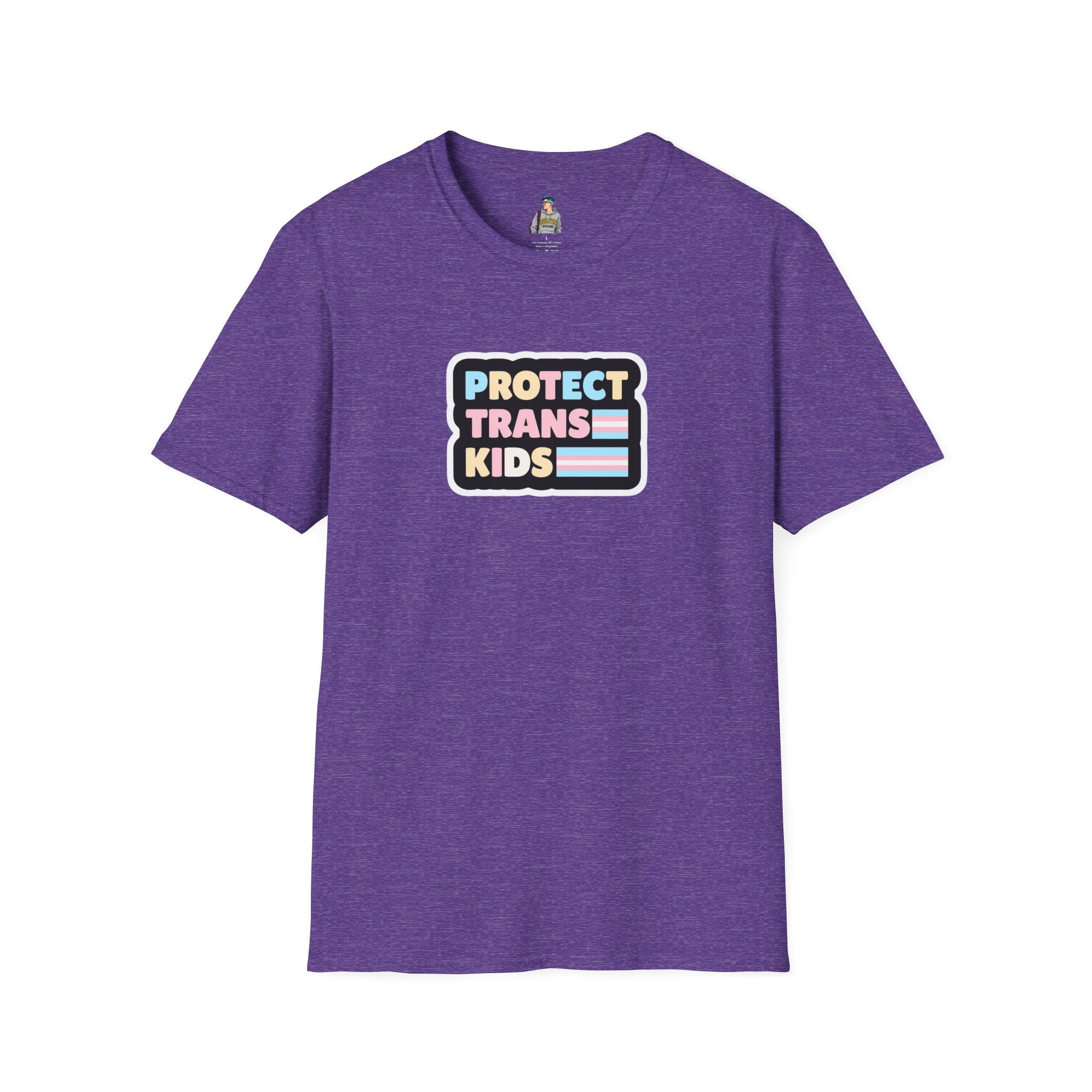 "Protect Trans Kids" Unisex Softstyle T-Shirt - Empowerment & Pride Apparel