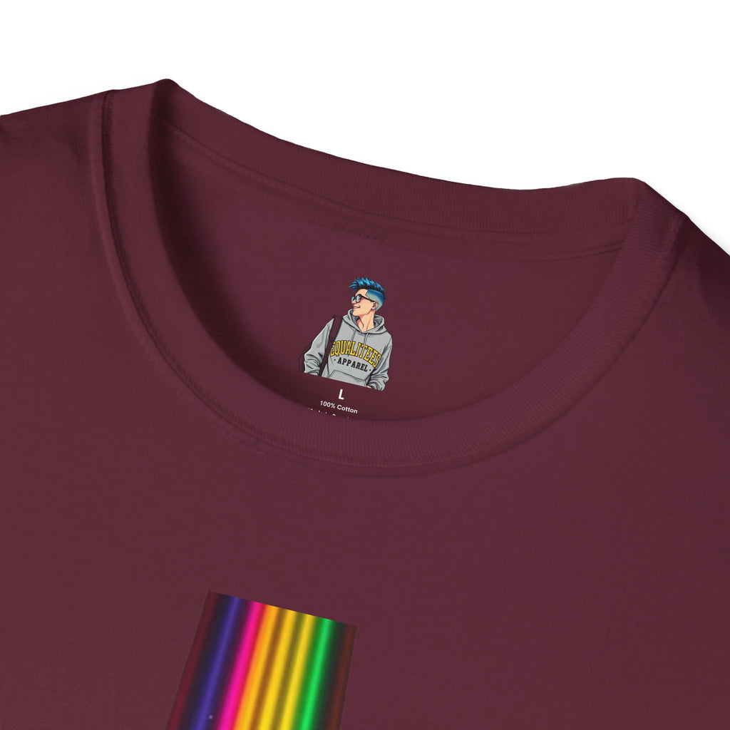 Unisex Softstyle T-Shirt - LGBTQ+ Empowerment T-Shirt: Conversion Therapy is Torture & We All Belong