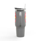 Rainbow Tongue Insulated Travel Mug - 40oz, Perfect for Pride Celebrations