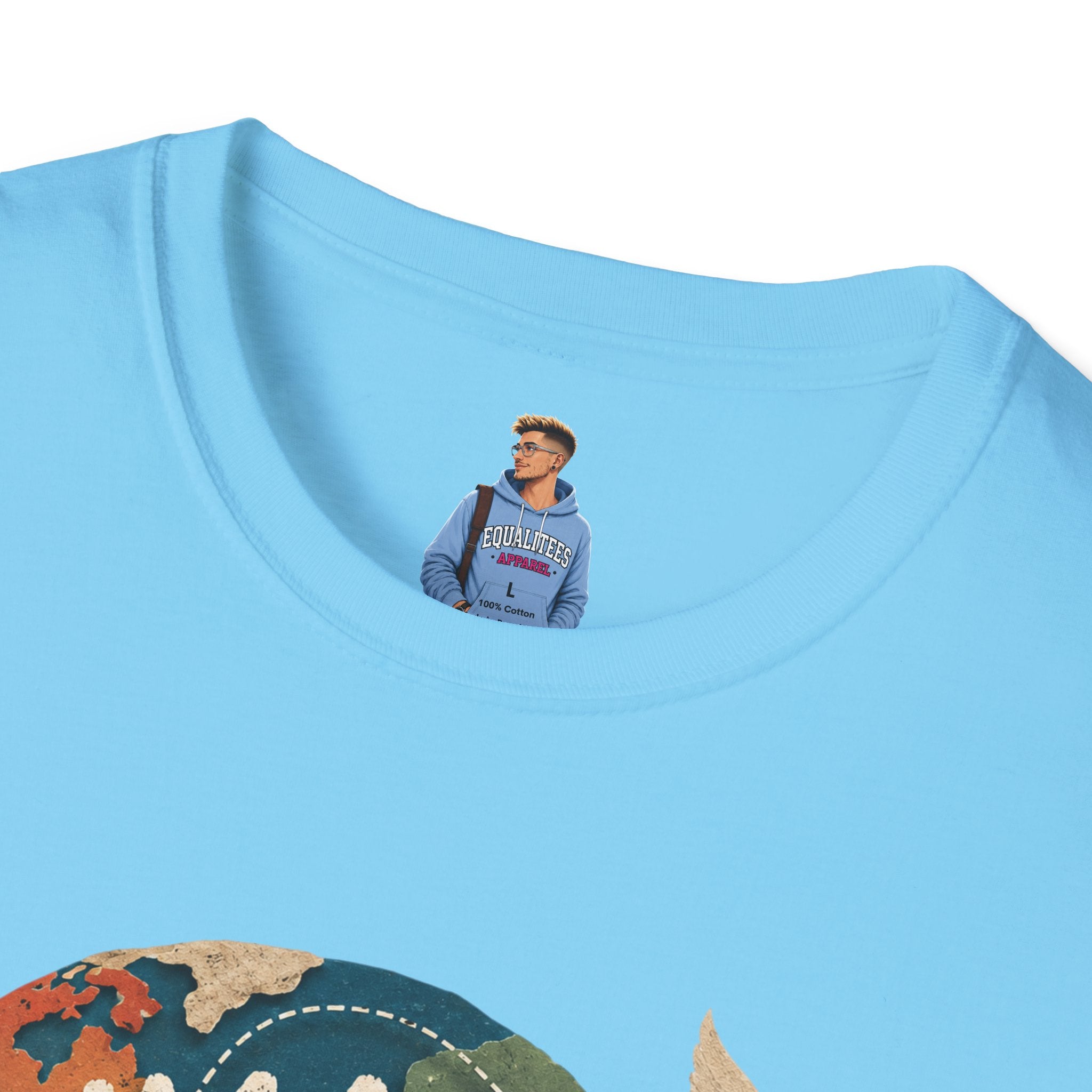 Humanity Has No Borders T-Shirt — Earth & Peace Graphic Tee