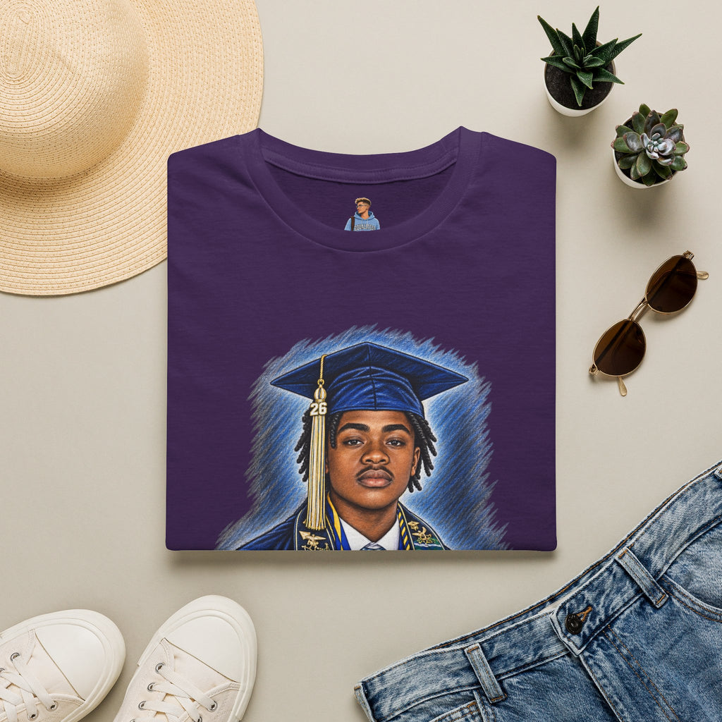 Portrait Front and Back - In Memory of Pierre Damas Bel T-Shirt