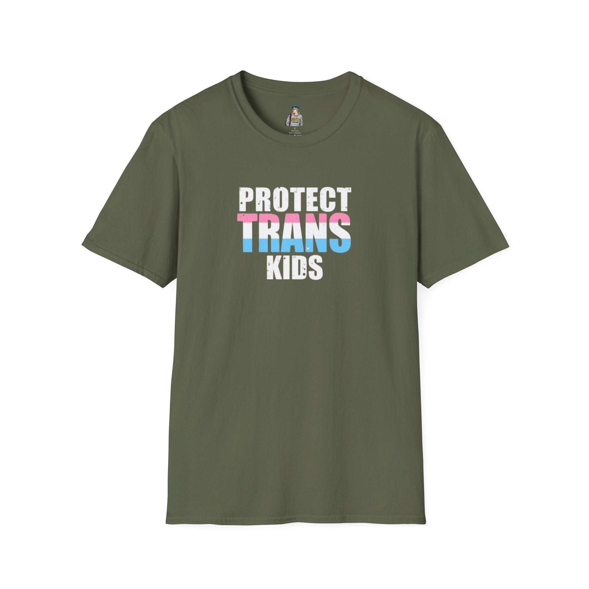 Unisex Softstyle T-Shirt - PROTECT TRANS KIDS