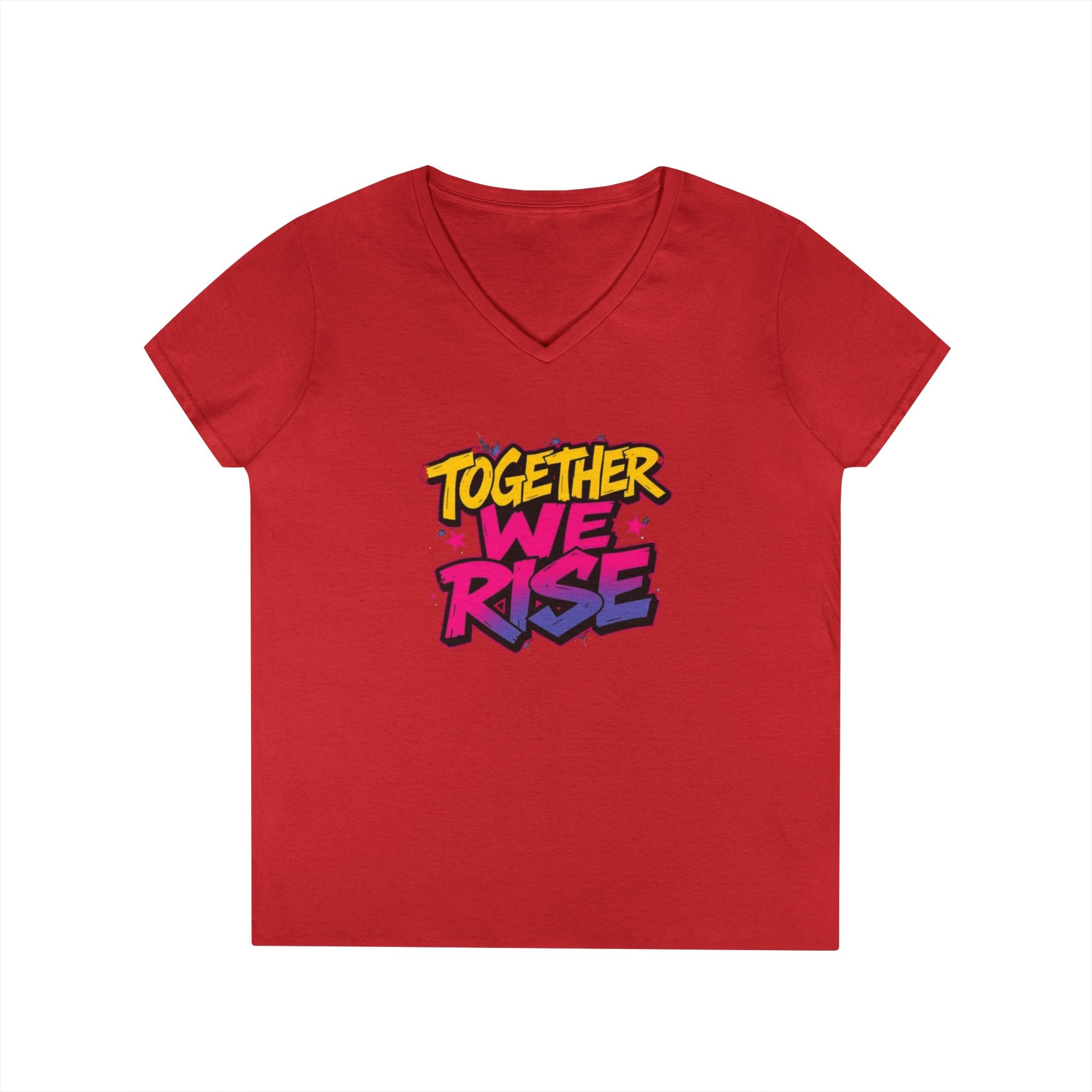 Empowerment Ladies' V-Neck T-Shirt - Together We Rise