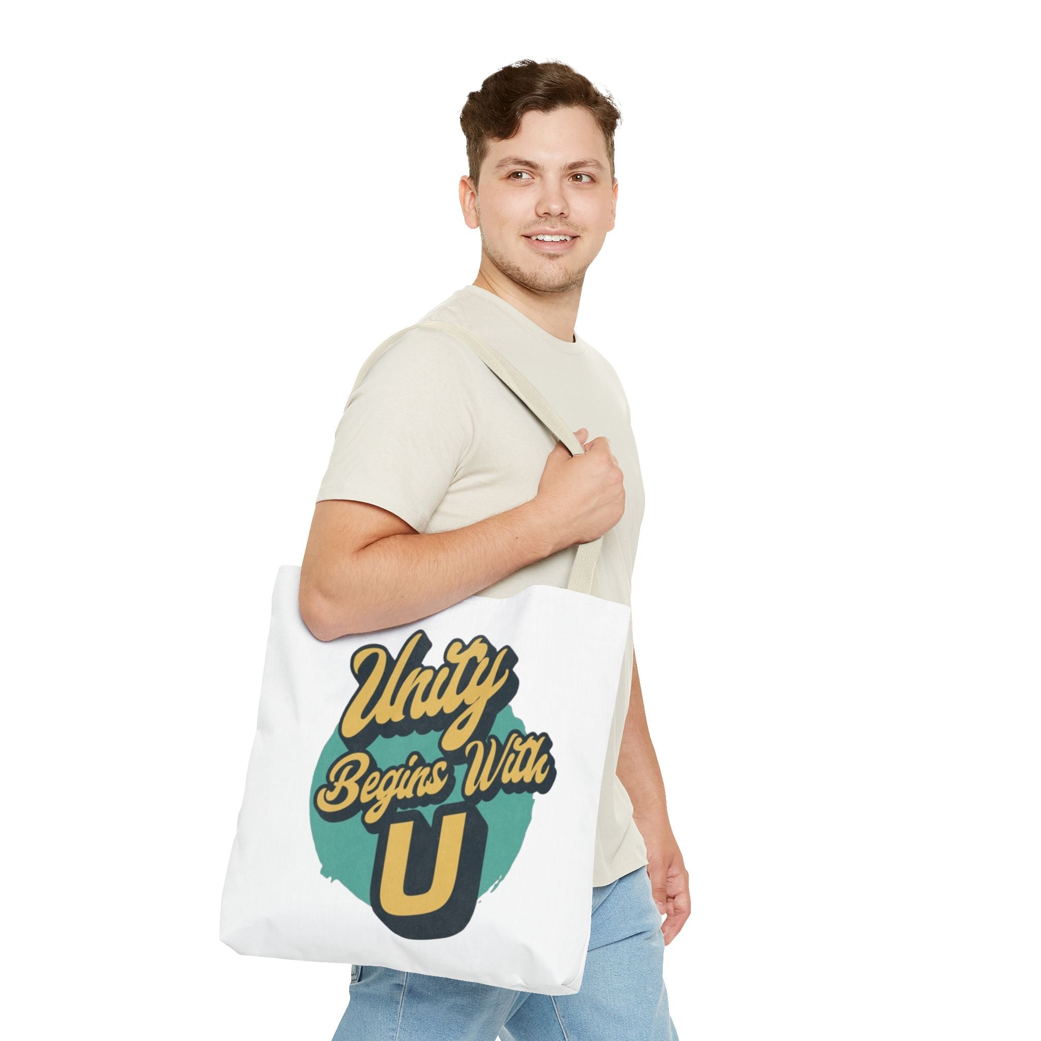 Unity Begins With U Design Tote Bag