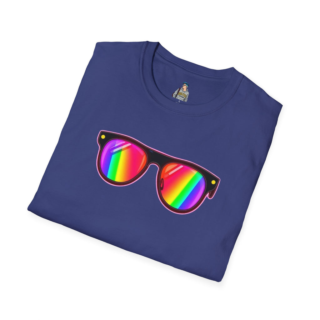 Rainbow Sunglasses Unisex t-shirt