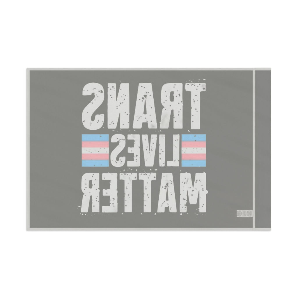 Trans Lives Matter Flag - Aesthetic LGBTQ+ Banner for Celebration & Home Decor