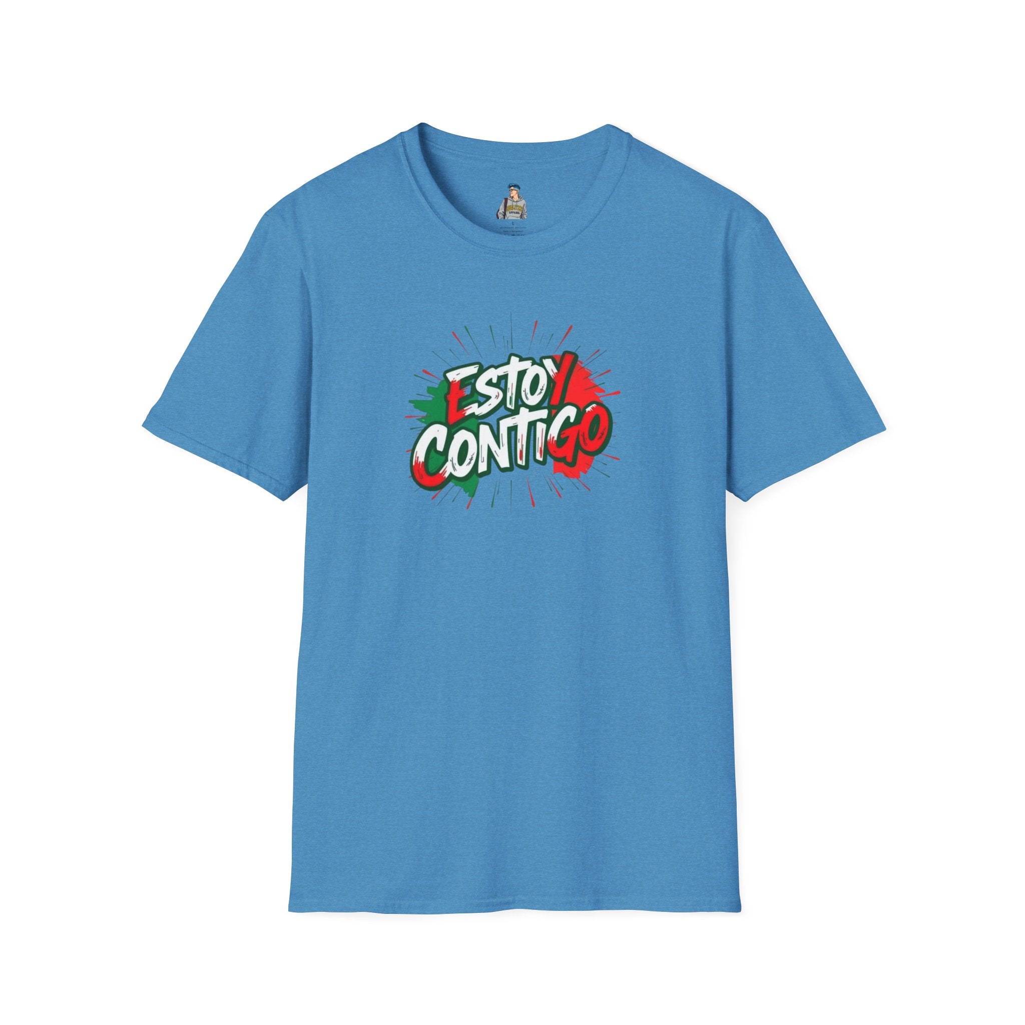 Estoy Contigo (I Am With You) Immigrants Make America Great Unisex Softstyle T-Shirt Classic Protest Tee