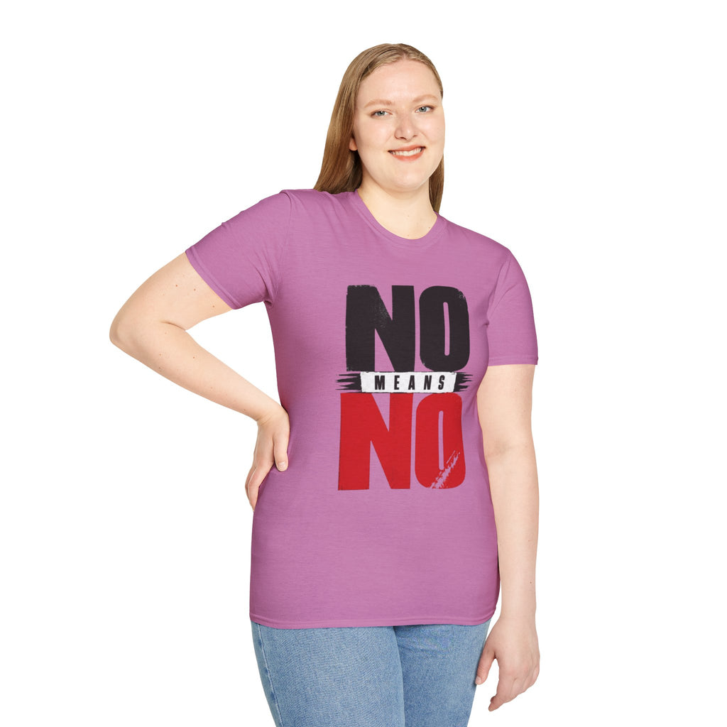 NO Means NO T-Shirt — Consent Awareness Graphic Tee