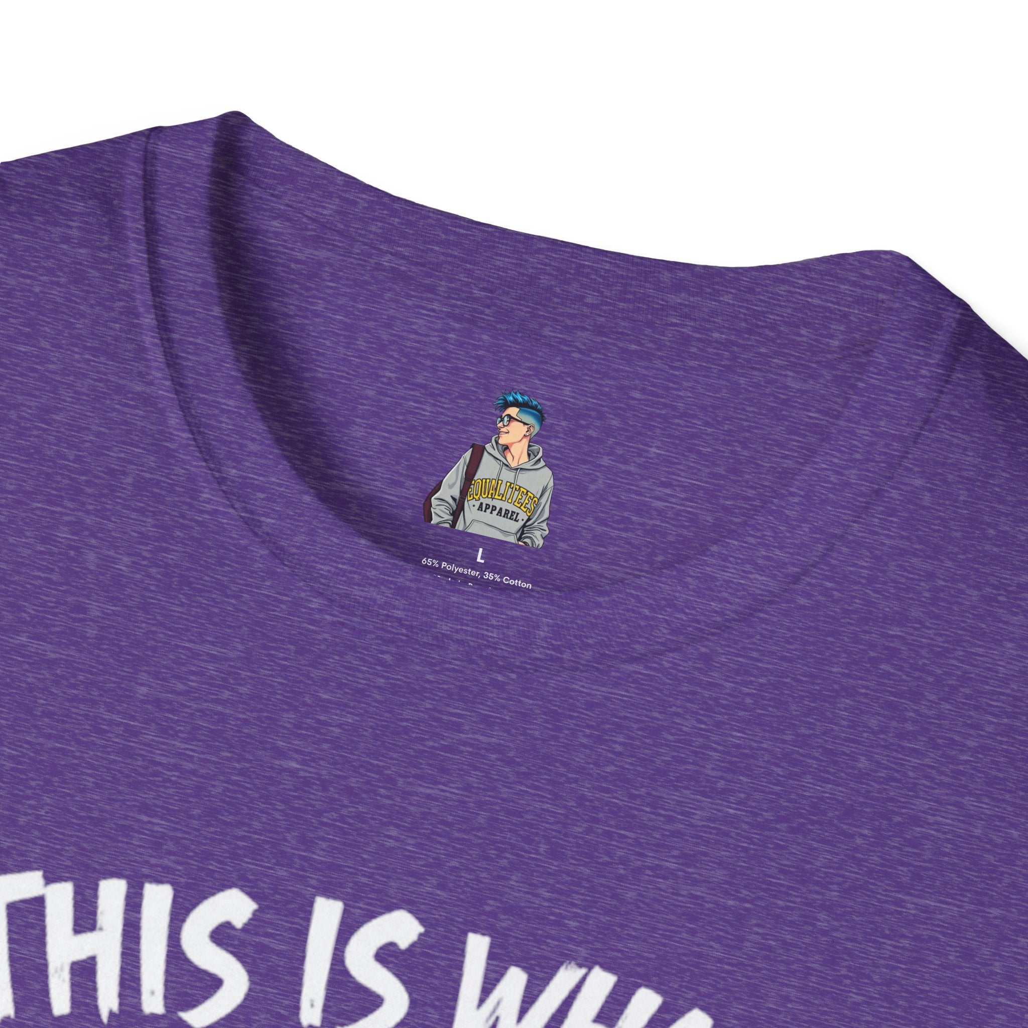 Unisex Softstyle T-Shirt - 'This is what not giving a Sh*t about what you think looks like